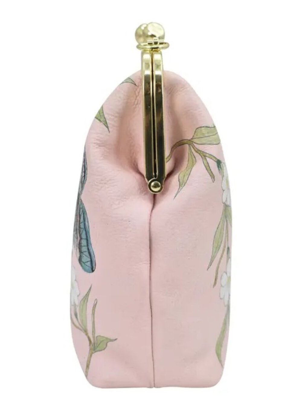 Anuschka hand painted Butterfly Bloom Kisslock Crossbody - Picture 3 of 6